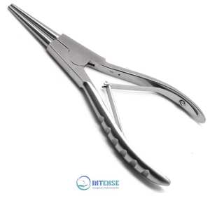 INSTRUMENTS CHIRURGICAUX INTENSES Pinces à bec long et rond en acier inoxydable pour la fabrication de bijoux - Product Image 1
