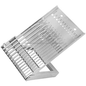 WPS Twist <b>Drill</b> Rack Holds 13 Five Inch Orthopedic Surgical <b>Drill</b> <b>Bits</b> Sterilization Holder <b>Stainless</b> <b>Steel</b> Orthopedic Set - Product Image 2
