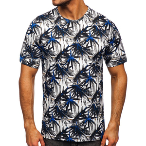 T-shirts personnalisés pour hommes avec logo imprimé par sublimation, 100% coton, écologiques, séchage rapide, motif uni, meilleur matériau, service OEM, pas cher - Product Image 3
