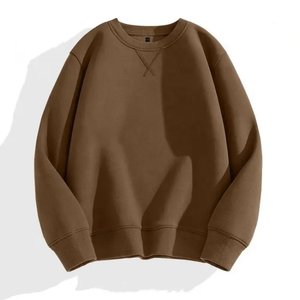 Sweat-shirt à col rond pour homme, en coton molletonné de qualité supérieure, pull-over moderne, streetwear décontracté, haut de mode pour tous les jours - Product Image 4
