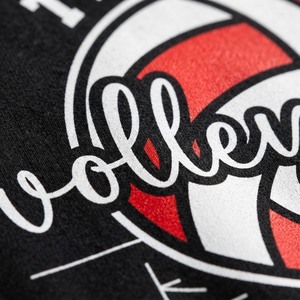 T-shirts en coton personnalisés pour le volley-ball, impression DTF, DTG, sérigraphie, t-shirts d'ambiance pour les fans de volley-ball, vêtements en gros - Product Image 4