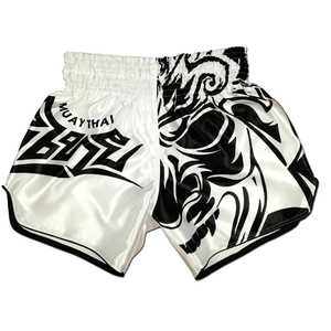 Shorts de Muay Thai avec doublure douce, légers, pour l'entraînement, MMA, boxe, kickboxing, coupe confortable, taille personnalisée - Product Image 6