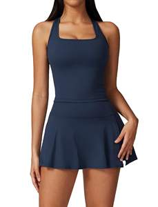 Conjuntos Deportivos para Mujer, Uniformes de Tenis Modernos y Populares, Diseño Personalizado, Color a Elección, Conjunto de Dos Piezas con Falda para Entrenamiento - Product Image 3