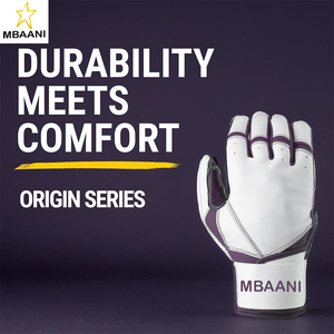 Guantes de Bateo con Puño Largo – Guantes de Béisbol y Sóftbol para Adultos, Varios Colores, Guantes de Béisbol para Hombre, Guantes de Bateo de Sóftbol - Product Image 2