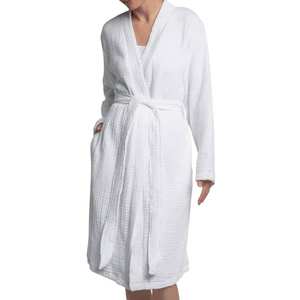 Albornoz Premium para Mujer de Spandex/Algodón, Térmico, con Apliques Bordados en la Parte Delantera, Tejido Transpirable y Ecológico, Venta al Por Mayor - Product Image 2