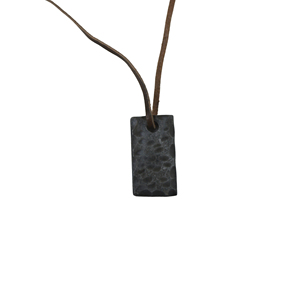 Colgante de Hierro Forjado a Mano Estilo Gótico Oscuro, Amuleto de Serpiente de Acero Forjado Vintage, Cordón de Cuero, Joyería Masculina - Product Image 5