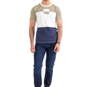 Camisetas Clásicas de Cuello Redondo para Hombre, de Algodón Suave, Manga Corta, para Uso Diario Informal, Estilo Urbano Formal, Tejido de Punto, en Venta - Product Image 5