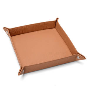 Plateau à dés hexagonal pliable en cuir PU écologique de haute qualité pour jeux de table RPG DND - Conception durable et portable - Product Image 1