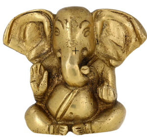 New Design Wholesale Supply Modern Handmade Brass Ganesh Sculpture with Best Quality for Prayer from India - Product Image 3