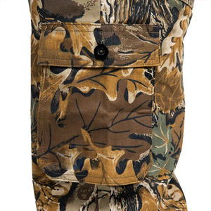 Custom Casual Pockets Loose Fit Soft <b>Shell</b> Winter Polyester Lining Distress Hunting Pants Camo Pattern Unisex - Product Image 4