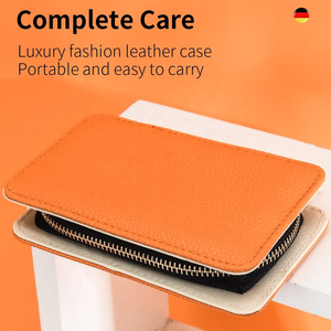 Ensemble de soins professionnels 8 pièces, kit de manucure et pédicure avec coupe-ongles 4 en 1, acier inoxydable de qualité supérieure, finition or rose, sac - Product Image 6