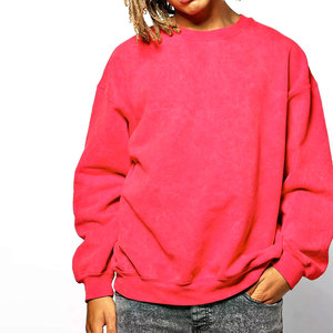 Wholesale Custom Logo Printed <b>Men</b> Solid Winter Casual Sweatshirts Cotton Blended Loose Crew Neck Oversize <b>Pullover</b> - Product Image 2