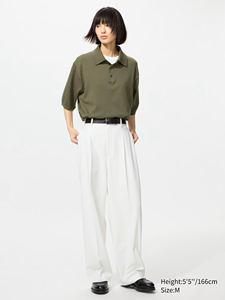 Washable Knit Streetwear for <b>Jumper</b> Half Sleeve Cotton Bamboo Fiber Anti-Wrinkle <b>Plain</b> Dyed Breathable Eco-Friendly Comfortable - Product Image 5