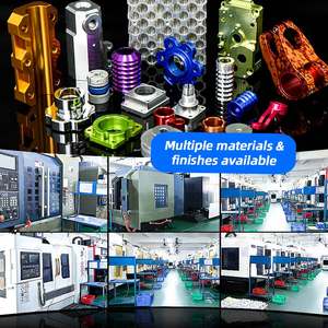 Metal Fabricated Parts CNC Rapid Prototyping Machining Services Black Anodized Metal Parts Metal Kit CNC Milling POM PEEK Parts - Product Image 1