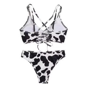 Conjunto de Bikini con Estampado de Guepardo en Tallas Grandes, Venta al Por Mayor, Traje de Baño de Dos Piezas, Suministro al Por Mayor para Mujeres, Proveedor de Fábrica OEM - Product Image 4
