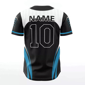 เสื้อเบสบอลแบบสั่งทำรุ่นใหม่ล่าสุด ผลิตจากวัสดุโพลีเอสเตอร์ 100% พิมพ์ลายแบบ Sublimation ทั่วตัวเสื้อ - Product Image 3