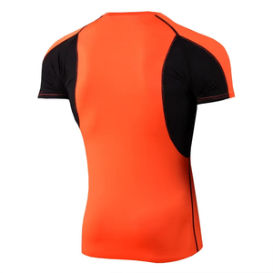 Rashguard de compression MMA BJJ pour entraînement, unisexe, pour adultes, en Spandex/Coton, manches longues, teint en pièce, UPF50+, séchage rapide, 220g - Product Image 5