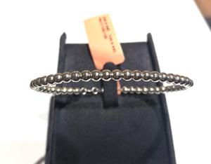 STELLAR BEAD BRACELET SET IN 18KT <b>SOLID</b> WHITE <b>GOLD</b> ENGAGEMENT WEDDING GLAM EVENT PARTY WAER DAILY OFFICE USE GIFTING FOR WOMEN'S - Product Image 1