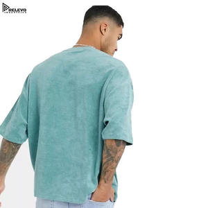 เสื้อยืดแขนยาวสองชั้นคุณภาพดีที่สุดจากผู้ผลิตปากีสถาน บริการ OEM ซักกรด คอทรงโอ ไหล่ตก สำหรับผู้ชาย - Product Image 6