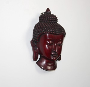 Estatua de Cabeza de Buda de Resina Hecha a Mano, Decoración para el Hogar, Arte Espiritual, Escultura, Busto de Buda de 3.5*2*5.5 Pulgadas - Product Image 3