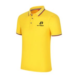 เสื้อยืดผู้ชายพรีเมียม ผ้าฝ้าย 100% ทรงปกติ สวมใส่สบาย  โลโก้ด้านหน้าปรับแต่งได้ รับผลิตแบบ OEM/ODM แขนสั้น คอกลม ผ้าถัก - Product Image 3