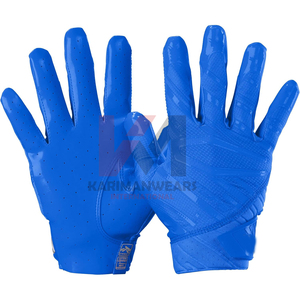 Custom American Football Gloves Private <b>Label</b> <b>Sticky</b> Grip Training Gloves OEM Service Bulk Orders Export Manufacturer - Product Image 1