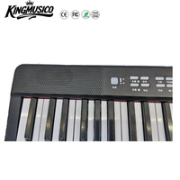 Piano numérique portable pliable à 88 touches avec Bluetooth MIDI et écran LED