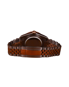 New Full Plated Black Dial Quartz Watches Anniversary And Wedding Gift For Men's from Indian Supplier - Product Image 4