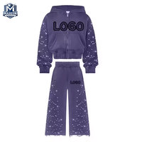 Survêtements décontractés à strass très tendance, manches longues, couleur unie, différents modèles