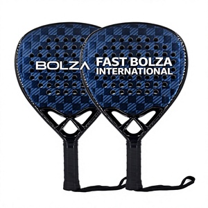 Bolza International Carbon Fiber Padel Racket Lightweight PP Honeycomb Core 22mm Beam Width Vibration Absorption 365g for - Product Image 5