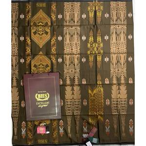 <b>Sarong</b> Lungi BHS Excellent Gold JGQ type Cotton <b>Sarong</b> for Men-Elegant Adult Prayer & Daily Use - Product Image 1