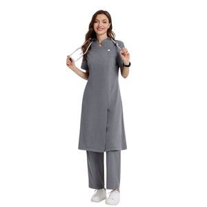 VN FACTORY stylish <b>scrub</b> uniform nursing sets design male medical <b>scrubs</b> suits doctors/nurses hospital <b>clothes</b> FMF manufacturers - Product Image 4