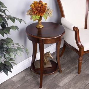 Mesa auxiliar de madera para dormitorio diseñada para un almacenamiento conveniente de artículos esenciales nocturnos y objetos decorativos - Product Image 4