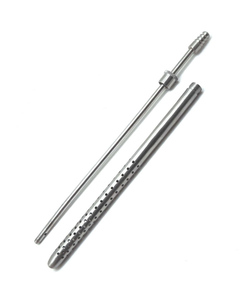 Tubo de Succión Poole con Vástago Recto para una Evacuación de Fluidos Eficaz, Tubo de Succión Quirúrgico Reutilizable de Acero Inoxidable - Product Image 1