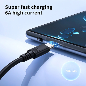 อาริน ยูเอสบี 3.2 เจนเนอเรชั่น 2 สายเคเบิลประเภทซีถึงประเภทซี 10Gbps 100W PD ชาร์จเร็ว 4K วิดีโออี-มาร์กเกอร์สีดำ - Product Image 5