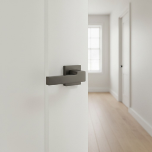 Luxury Brass Mortise Door <b>Handle</b> Set | Designer Lever <b>Handles</b> in Antique, Black, Graphite & Gold Finish for Interior Doors - Product Image 2