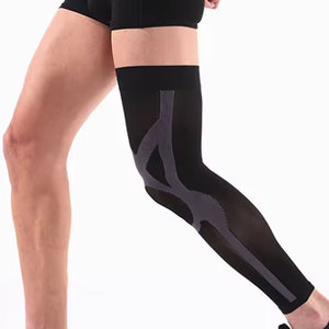 Calentadores de Piernas Tejidos para Mujer, Color Sólido, Grosor Medio, Transpirables, Elásticos, para Uso Diario, Negros, de Spandex, para Baile - Product Image 1
