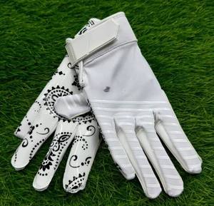 Gants de football américain pour jeunes, pour wide receiver, avec renforts injectés, fermeture auto-agrippante, en polyester, pour le sport - Product Image 4