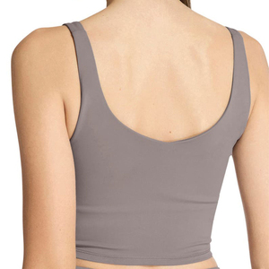 Plain Dyed Technique Sports Bras Breathable Washable Custom Colors And Design Available Sustainable Sports Bra For Women - Product Image 5