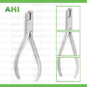 คีมดัดลวดจัดฟัน AHI Dental Narrow Z Bend Plier ขนาด 4.5 มม. กว้าง 7 มม. คีมดัดลวดจัดฟันแบบแมนนวล ออกแบบตามหลักสรีรศาสตร์ สำหรับผู้จัดจำหน่าย - Product Image 2