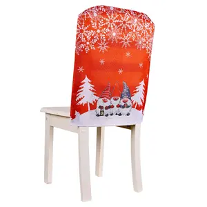 אדום חג המולד gnome כיסא כיסוי