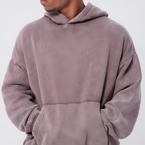 Sudadera con Capucha Premium para Hombre, de Forro Polar, Transpirable, Cómoda para Uso Diario, con Capucha Ajustable y Bolsillo Tipo Canguro, Diseño Sólido, Varias Tallas - Product Image 2