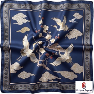Custom Premium Square Scarves Lightweight Fabric Fashion Accessories OEM Manufacturer Zanzibar Custom Fabric Products Bulk - Product Image 2