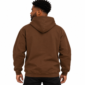 Iota Phi Theta <b>Brown</b> Pullover <b>Hoodie</b> <b>Men</b> Embroidered Greek Letter Hooded Sweatshirt Long Sleeve Kangaroo Pocket Fleece Casual - Product Image 2