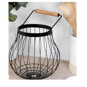 Panier à œufs en fil de fer fait main par un designer créatif, style indien classique, élégant, vente en gros, panier de rangement pour œufs de qualité supérieure - Product Image 3