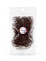 Ikat Rambut Unibond TPU Coklat Karet Elastis Buatan Korea Gaya Sederhana Unisex Penggunaan Sehari-hari Kemasan Kantong Opp