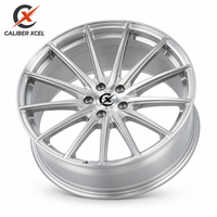 عجلات ألومنيوم مصبوبة من قطعة واحدة CALIBER XCEL مقاس 18 19 20 21 22 بوصة، 5x114.3، بحافة عريضة وتصميم نجمي
