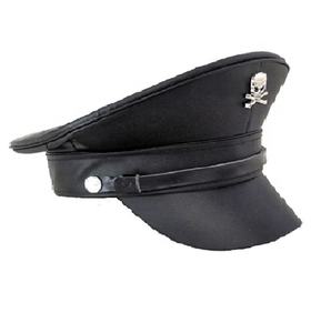 Gorro de Motero de Cuero Genuino, Diseño Liso, Color Personalizable, Unisex, Cuatro Estaciones, Marca HMB, Estilo Moderno - Product Image 1