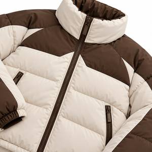 Doudoune Homme Femme Hiver Extérieur Chaude Isolée Légère Réversible Coupe-Vent Respirante à Capuche - Product Image 3