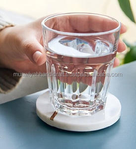 Posavasos de mármol blanco de alta calidad, posavasos de Color blanco para decoración de cuentas elegantes para accesorios de Mesa para el hogar al precio más bajo - Product Image 5